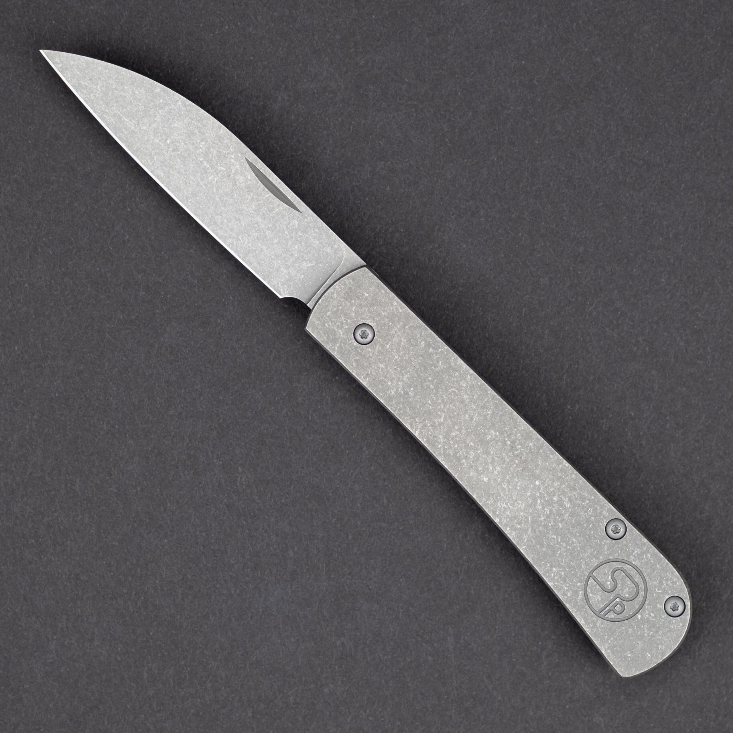 Only 62.00 usd for Serge Wharncliffe Slipjoint - Titanium Online 
